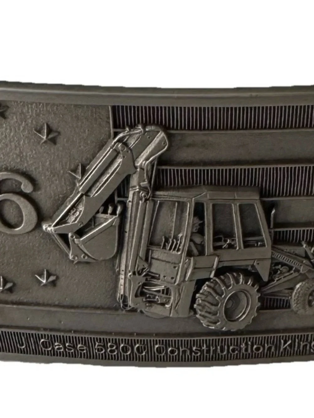 Vintage Case 580C Construction King Belt Buckle 1976 Bicentennial Limited
